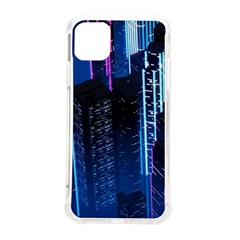 Night Music The City Neon Background Synth Retrowave Iphone 11 Pro Max 6 5 Inch Tpu Uv Print Case