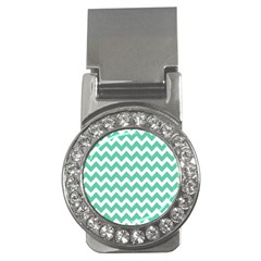 Chevron Pattern Giftt Money Clips (cz)  by GardenOfOphir