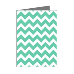 Chevron Pattern Giftt Mini Greeting Card by GardenOfOphir