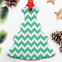 Chevron Pattern Giftt Ornament (christmas Tree)  by GardenOfOphir