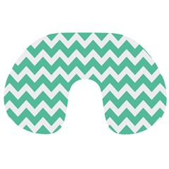 Chevron Pattern Giftt Travel Neck Pillow by GardenOfOphir