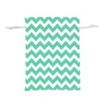 Chevron Pattern Giftt Lightweight Drawstring Pouch (S) Back