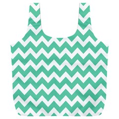 Chevron Pattern Giftt Full Print Recycle Bag (xxl) by GardenOfOphir