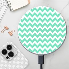 Chevron Pattern Giftt Wireless Fast Charger(white) by GardenOfOphir