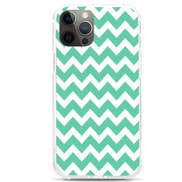 Chevron Pattern Giftt iPhone 12 Pro max TPU UV Print Case