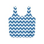 Chevron Pattern Gifts Full Print Recycle Bag (S) Back