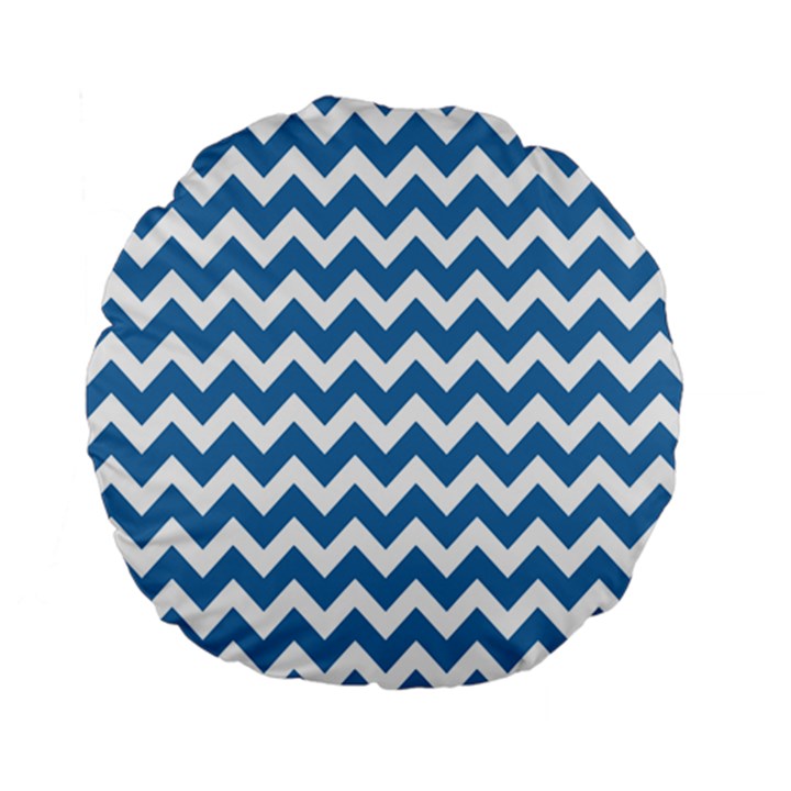 Chevron Pattern Gifts Standard 15  Premium Flano Round Cushions