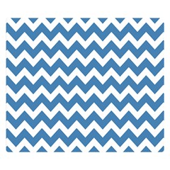 Chevron Pattern Gifts One Side Premium Plush Fleece Blanket (small) by GardenOfOphir