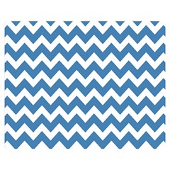 Chevron Pattern Gifts One Side Premium Plush Fleece Blanket (medium) by GardenOfOphir