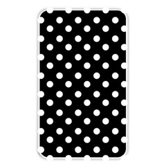 Black And White Polka Dots Memory Card Reader (rectangular) by GardenOfOphir