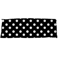 Black And White Polka Dots Body Pillow Case Dakimakura (two Sides) by GardenOfOphir