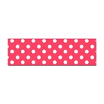 Hot Pink Polka Dots Sticker (Bumper) Front