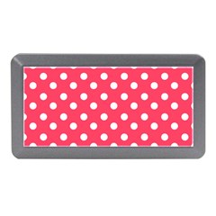 Hot Pink Polka Dots Memory Card Reader (mini) by GardenOfOphir