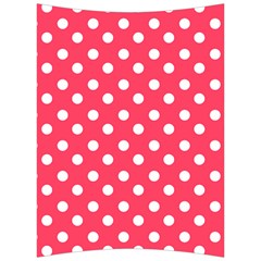 Hot Pink Polka Dots Back Support Cushion by GardenOfOphir