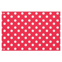 Hot Pink Polka Dots Banner And Sign 6  X 4  by GardenOfOphir