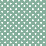 Mint Green Polka Dots Play Mat (Rectangle) Front