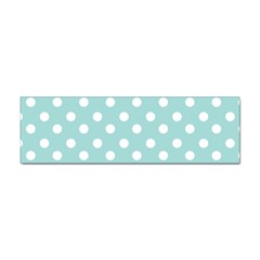 Blue And White Polka Dots Sticker Bumper (10 Pack) by GardenOfOphir