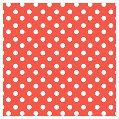 Indian Red Polka Dots Lightweight Scarf 