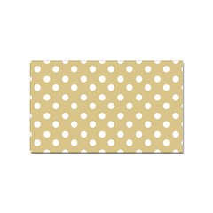 Mint Polka And White Polka Dots Sticker Rectangular (10 Pack) by GardenOfOphir