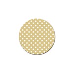 Mint Polka And White Polka Dots Golf Ball Marker (4 pack) Front