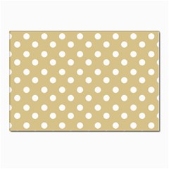 Mint Polka And White Polka Dots Postcards 5  X 7  (pkg Of 10) by GardenOfOphir