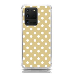 Mint Polka And White Polka Dots Samsung Galaxy S20 Ultra 6 9 Inch Tpu Uv Case