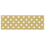 Mint Polka And White Polka Dots Banner and Sign 12  x 4  Front