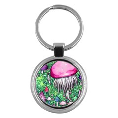 Liberty Cap Magic Mushroom Key Chain (round) by GardenOfOphir