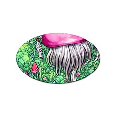 Liberty Cap Magic Mushroom Sticker (oval) by GardenOfOphir