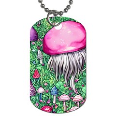 Liberty Cap Magic Mushroom Dog Tag (one Side) by GardenOfOphir