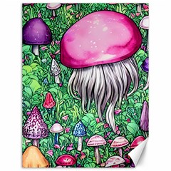 Liberty Cap Magic Mushroom Canvas 12  X 16  by GardenOfOphir