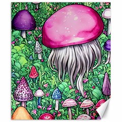 Liberty Cap Magic Mushroom Canvas 20  X 24  by GardenOfOphir