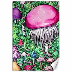 Liberty Cap Magic Mushroom Canvas 20  X 30  by GardenOfOphir