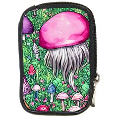 Liberty Cap Magic Mushroom Compact Camera Leather Case