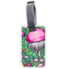 Liberty Cap Magic Mushroom Luggage Tag (one Side) by GardenOfOphir