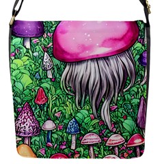 Liberty Cap Magic Mushroom Flap Closure Messenger Bag (s) by GardenOfOphir