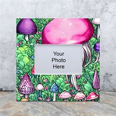 Liberty Cap Magic Mushroom White Box Photo Frame 4  X 6  by GardenOfOphir