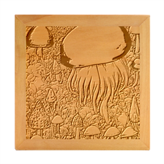 Liberty Cap Magic Mushroom Wood Photo Frame Cube by GardenOfOphir