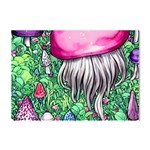 Liberty Cap Magic Mushroom Crystal Sticker (A4) Front