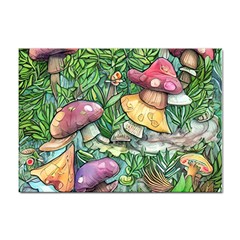 Sacred Mushroom Charm Sticker A4 (10 Pack) by GardenOfOphir