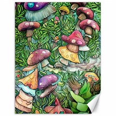 Sacred Mushroom Charm Canvas 18  X 24  by GardenOfOphir