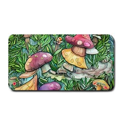 Sacred Mushroom Charm Medium Bar Mat by GardenOfOphir