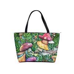 Sacred Mushroom Charm Classic Shoulder Handbag by GardenOfOphir