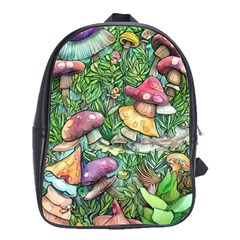 Sacred Mushroom Charm School Bag (large) by GardenOfOphir