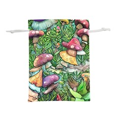 Sacred Mushroom Charm Lightweight Drawstring Pouch (s) by GardenOfOphir