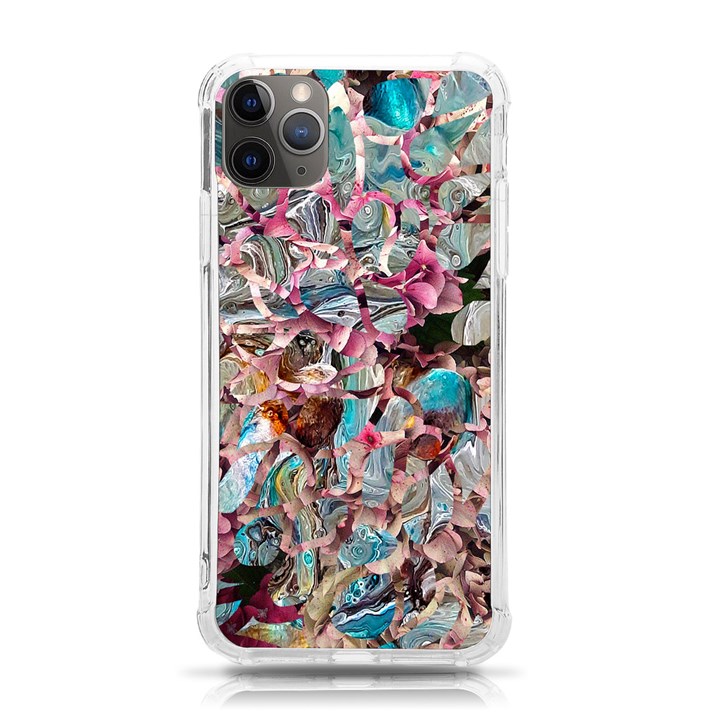 Aqua blend iPhone 11 Pro Max 6.5 Inch TPU UV Print Case