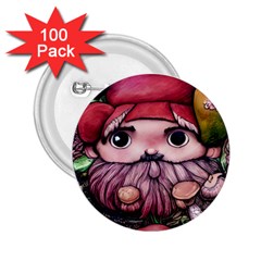 Shroom Glamour 2 25  Buttons (100 Pack)  by GardenOfOphir