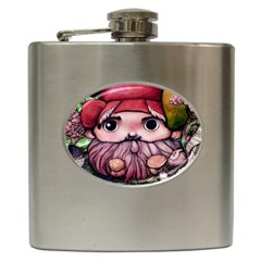 Shroom Glamour Hip Flask (6 Oz) by GardenOfOphir