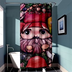 Shroom Glamour Shower Curtain 36  X 72  (stall)  by GardenOfOphir