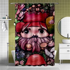 Shroom Glamour Shower Curtain 48  X 72  (small)  by GardenOfOphir